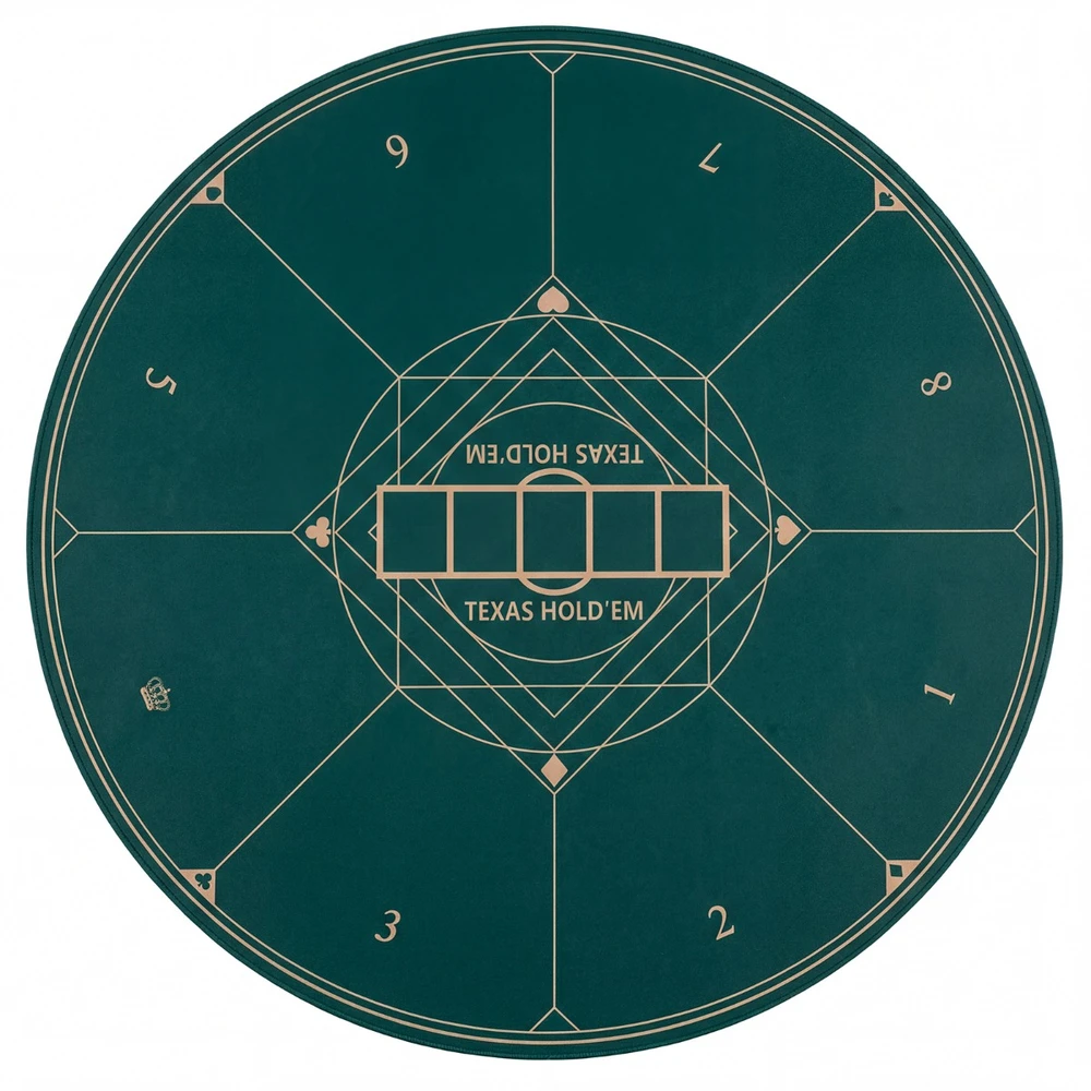 Pokerio kilimėlis 120 cm žalias