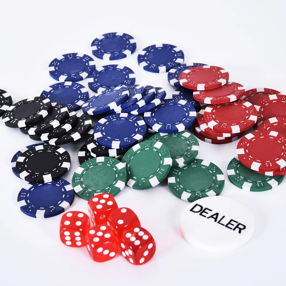 HOMCOM pokerio lagaminas, 200 pokerio žetonų, 2 kortų kaladės, 5 kauliukai, aliumininis lagaminas, polistirenas, 29,5x20,5x6,5 cm, žaidimų vakarams