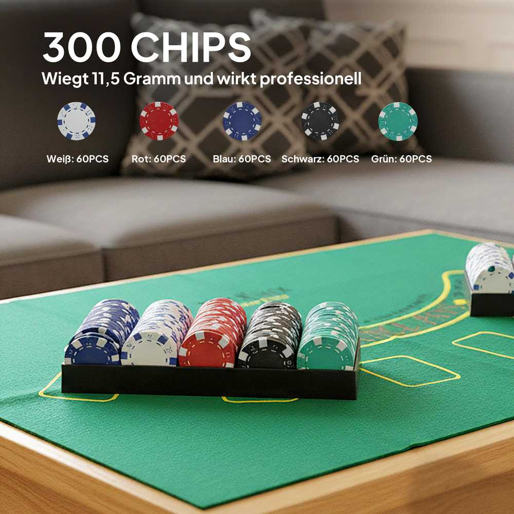 Pokerio rinkinys 300 vnt.