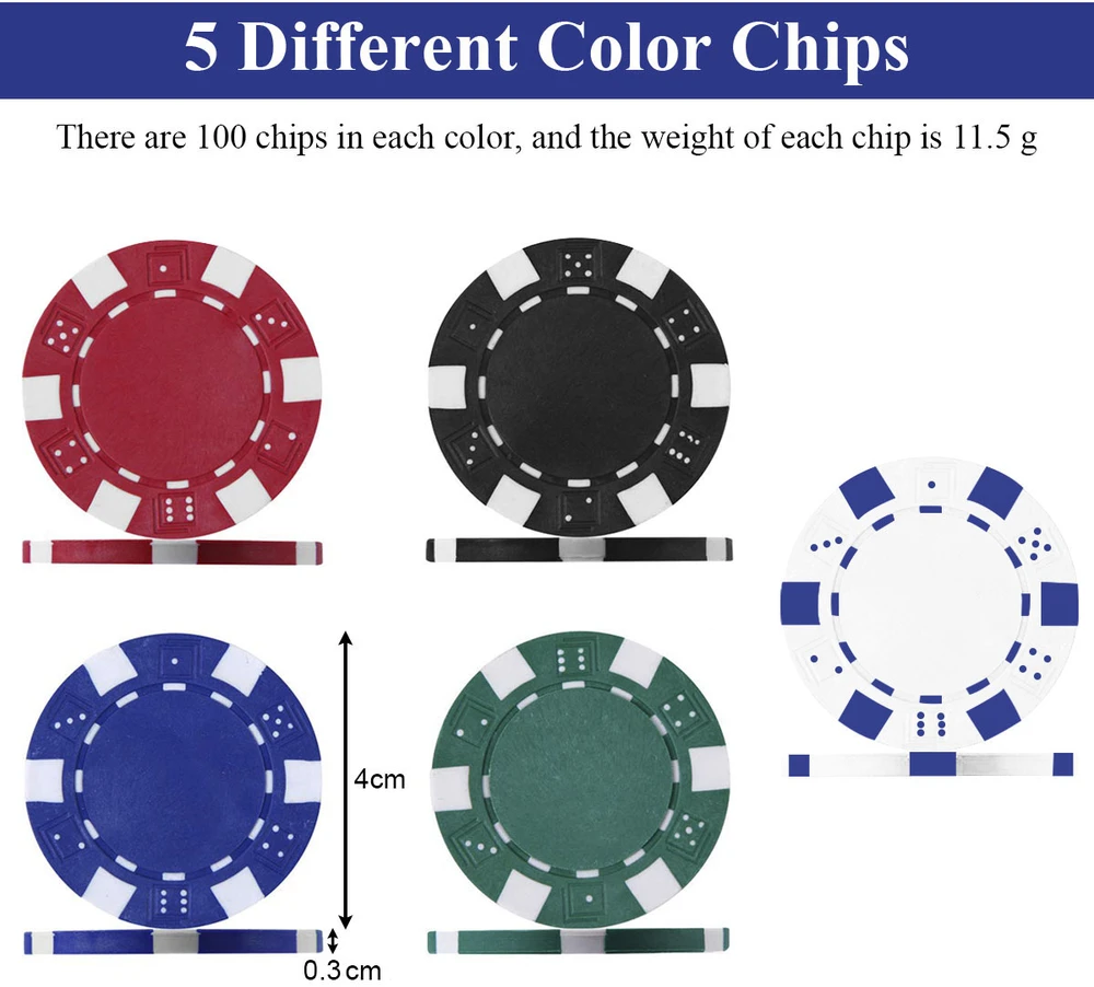 Pokerio rinkinys 500 vnt.