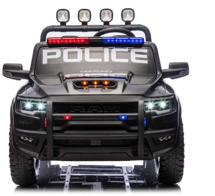 Lean Cars Policijos elektromobilis vaikams RAM ZB629-P, 136x80x71 cm