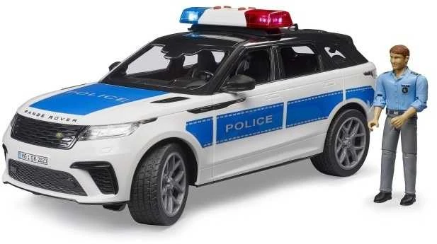 Policijos visureigis Bruder Range Rover Velar su figūrėle