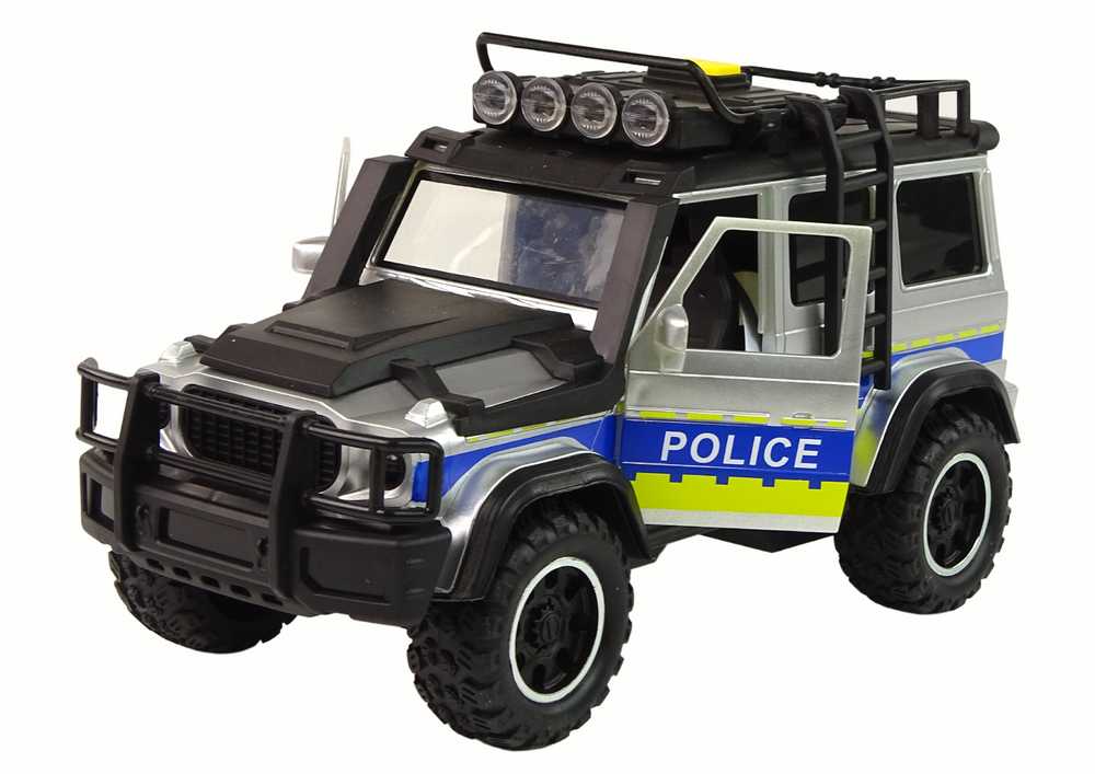 Lean Toys Policijos visureigis su frikcine pavara Leantoys 1:14
