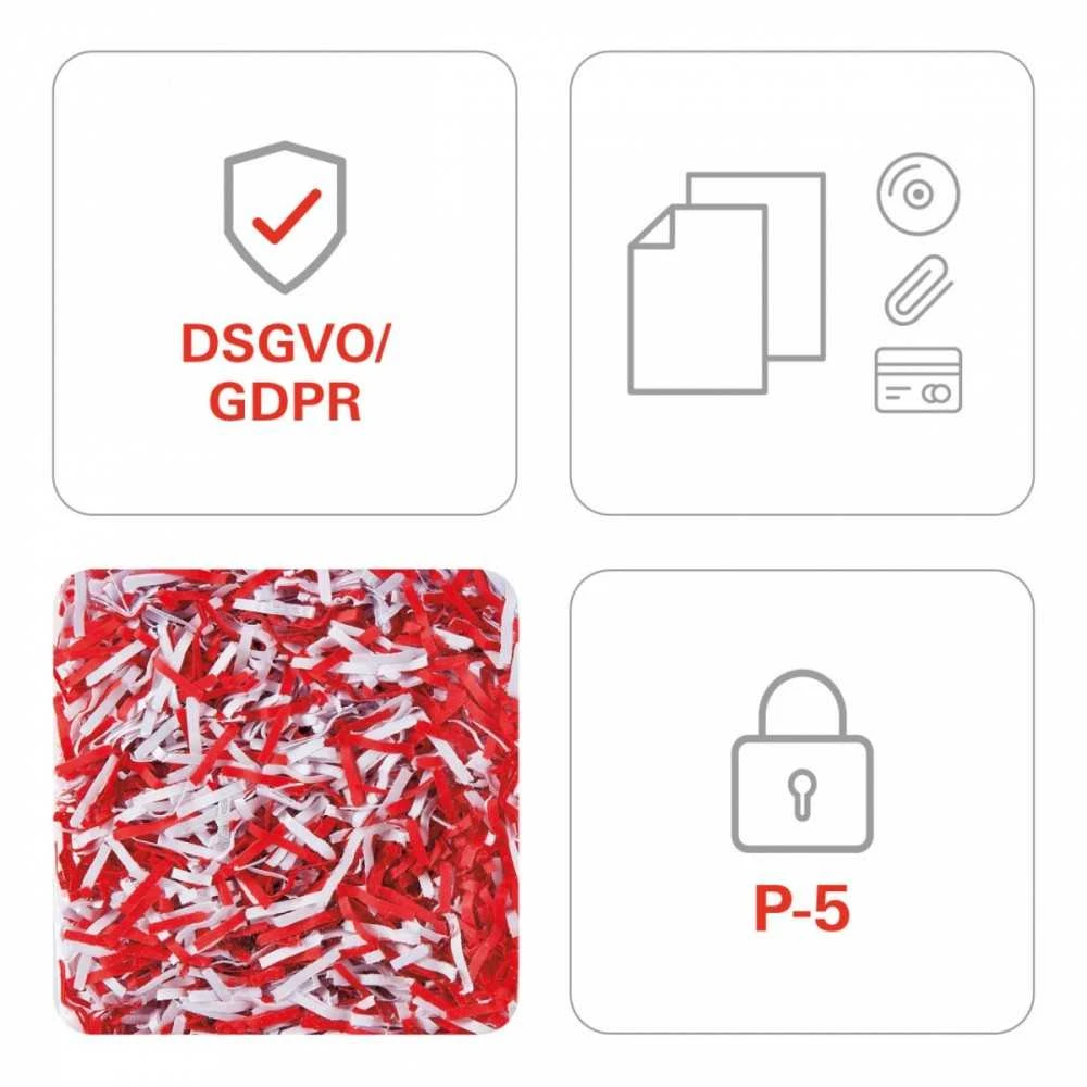 HSM Popieriaus Smulkintuvas - Shredstar X12pro, Sidabrinis