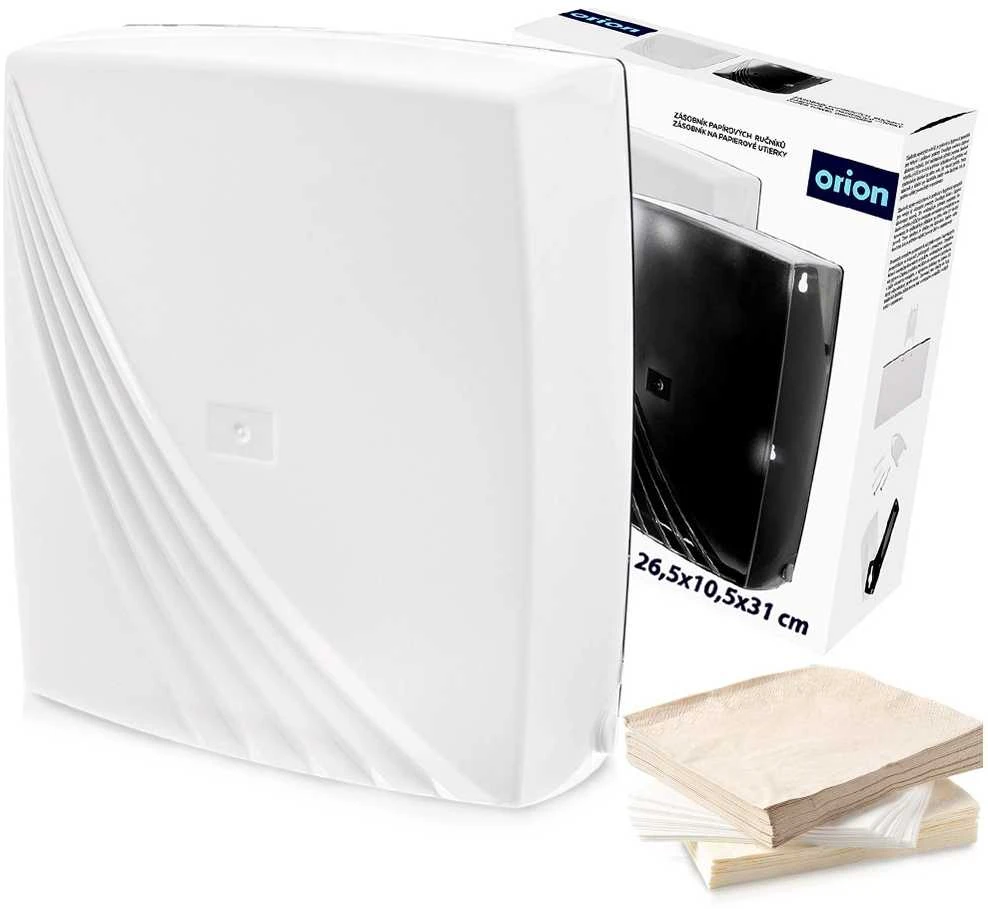 Staples Orion Popierinių rankšluosčių dozatorius ZZ Baltas 26,5x10,5x31 cm