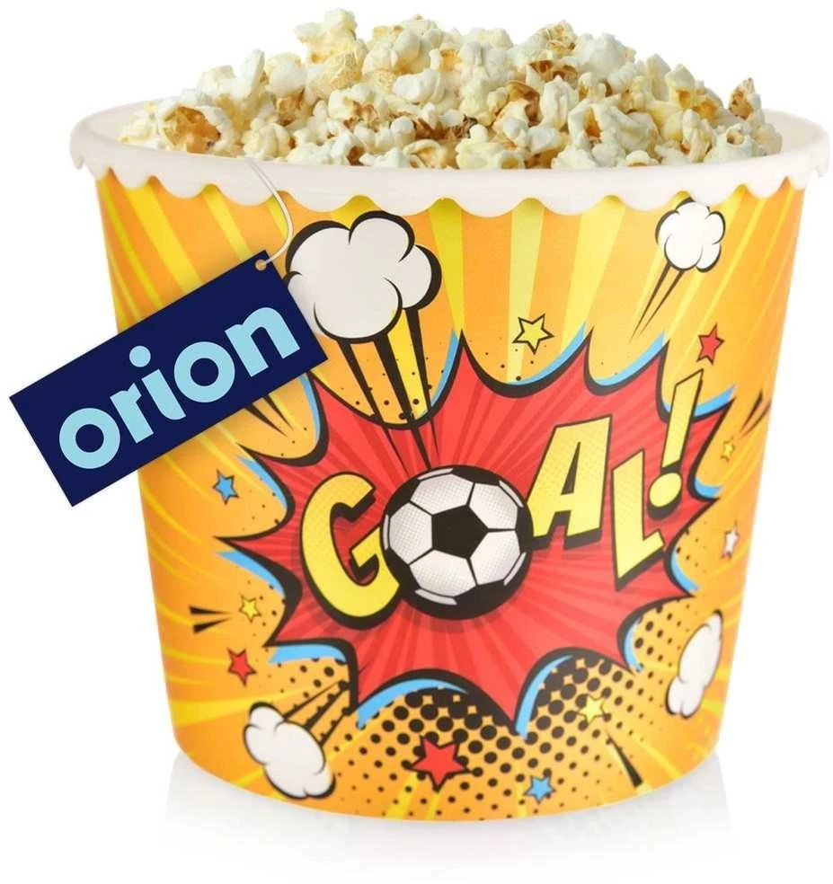 Artech Orion Popcornų ir traškučių indas 2.3 l - Futbolo motyvas