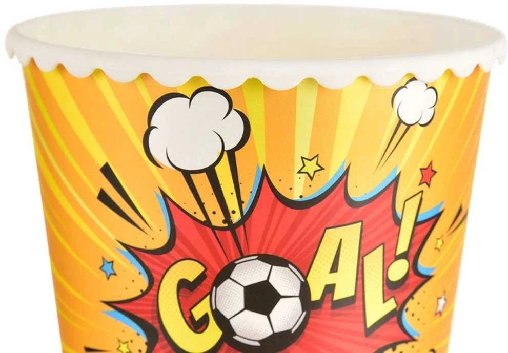 Artech Orion Popcornų ir traškučių indas 2.3 l - Futbolo motyvas