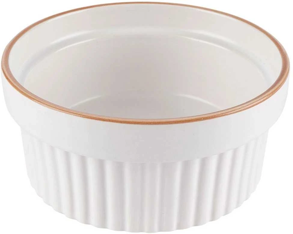 KOOPMAN Ramekins porcelianinė balta 11 cm, 275 ml 2 vnt.