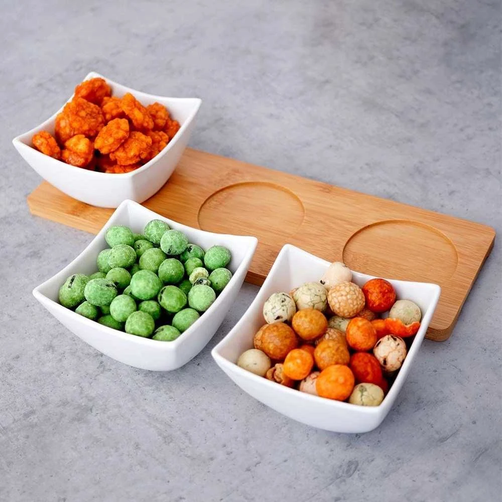 Excellent Houseware KOOPMAN RINKINYS INDELIŲ SU PADĖKLIUKU 4DALYS