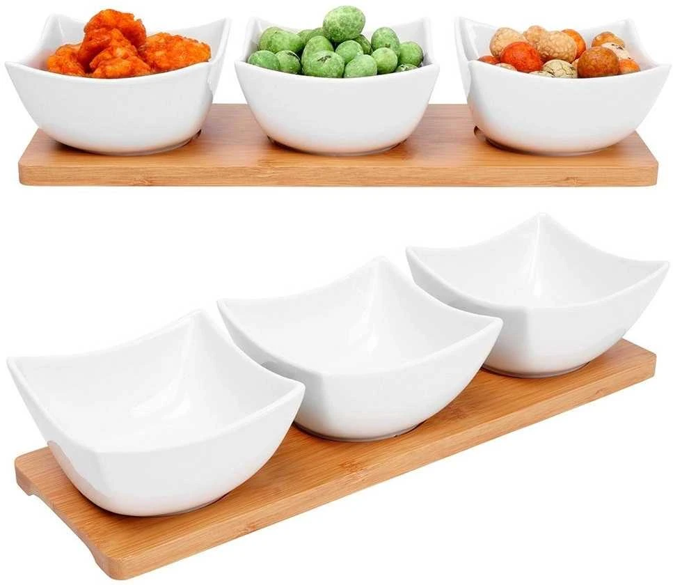 Excellent Houseware KOOPMAN RINKINYS INDELIŲ SU PADĖKLIUKU 4DALYS