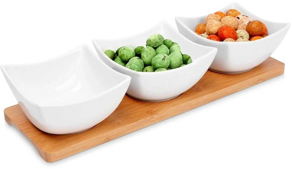 Excellent Houseware KOOPMAN RINKINYS INDELIŲ SU PADĖKLIUKU 4DALYS