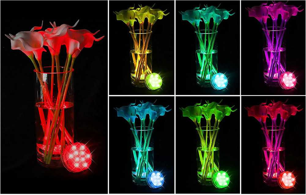 Povandeninis šviestuvas baseinui su 10 LED, RGB, IP68