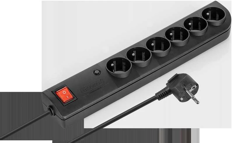 Elgotech Apsaugos nuo viršįtampių juosta 6xz/u 3m juoda PSF4-603-2