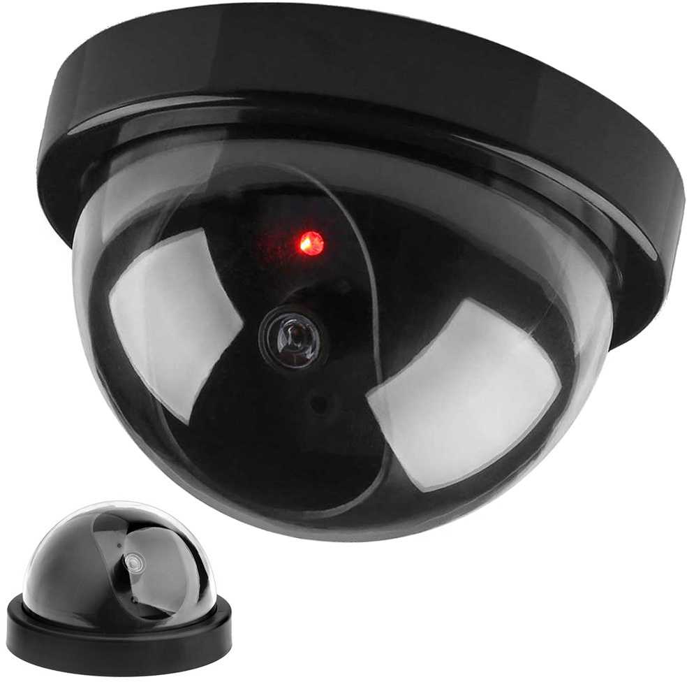 Pramoninės kameros muliažas su LED lempute