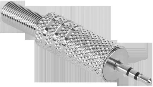 Cabletech KIŠTUKAS JACK-W/2.5/S/MET