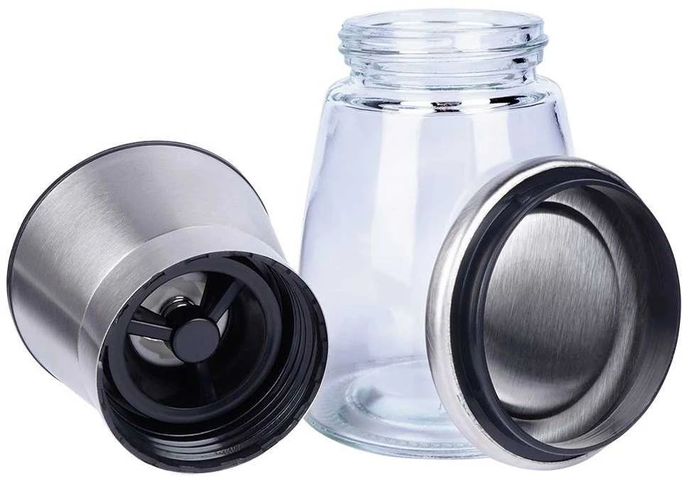 Orion Pipirų ir druskos malūnėlis 13,5 cm Stiklinis, Keraminis Mechanizmas