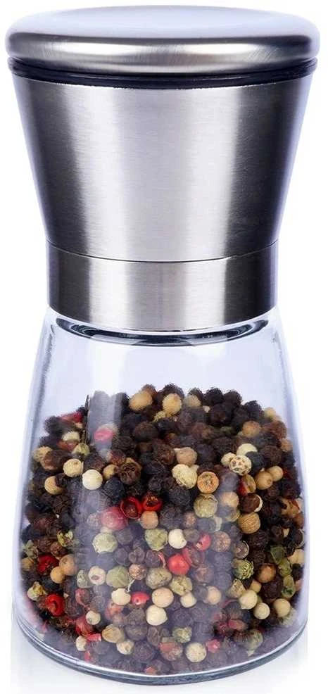 Orion Pipirų ir druskos malūnėlis 13,5 cm Stiklinis, Keraminis Mechanizmas