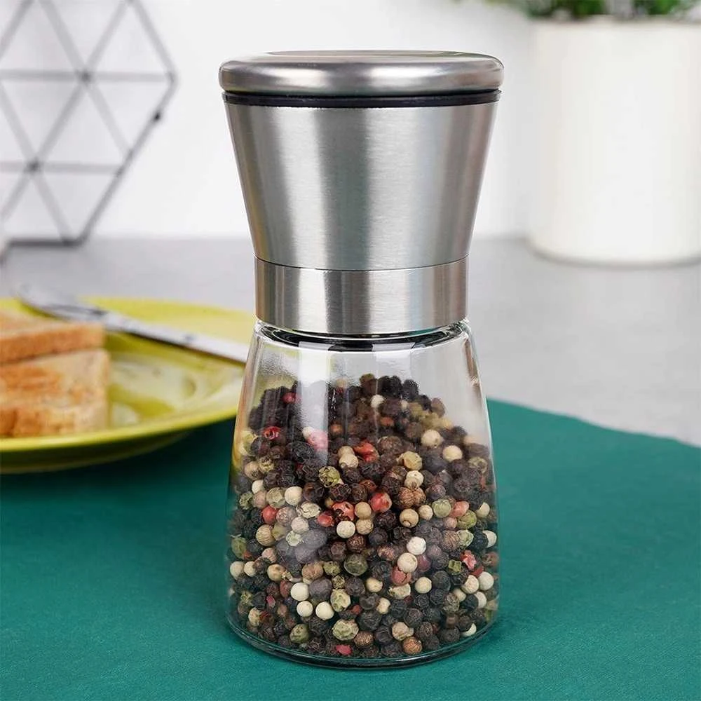 Orion Pipirų ir druskos malūnėlis 13,5 cm Stiklinis, Keraminis Mechanizmas