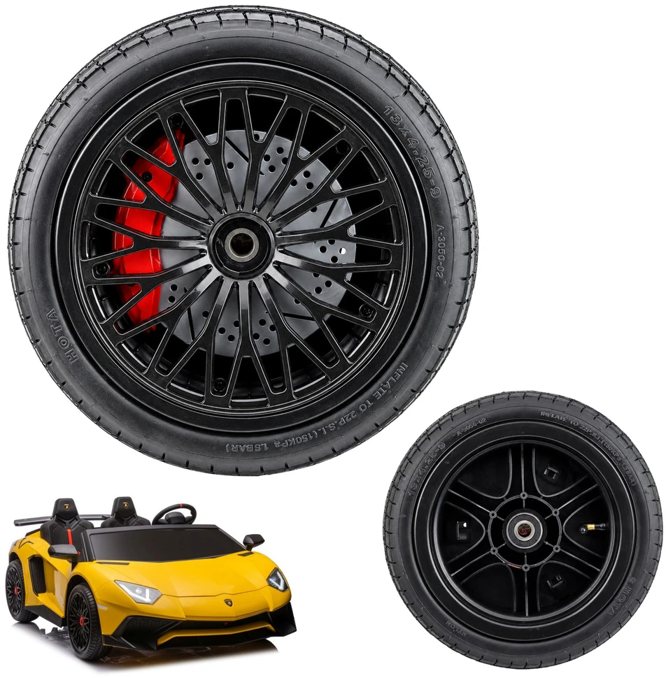 Lean Cars Pripučiama guminė rato padanga vaikiškam elektromobiliui A8803 Lamborghini XXL