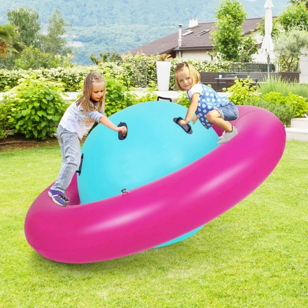 Pripučiama kupolo formos supynė rožinė–žalia / mėlyna–žalia