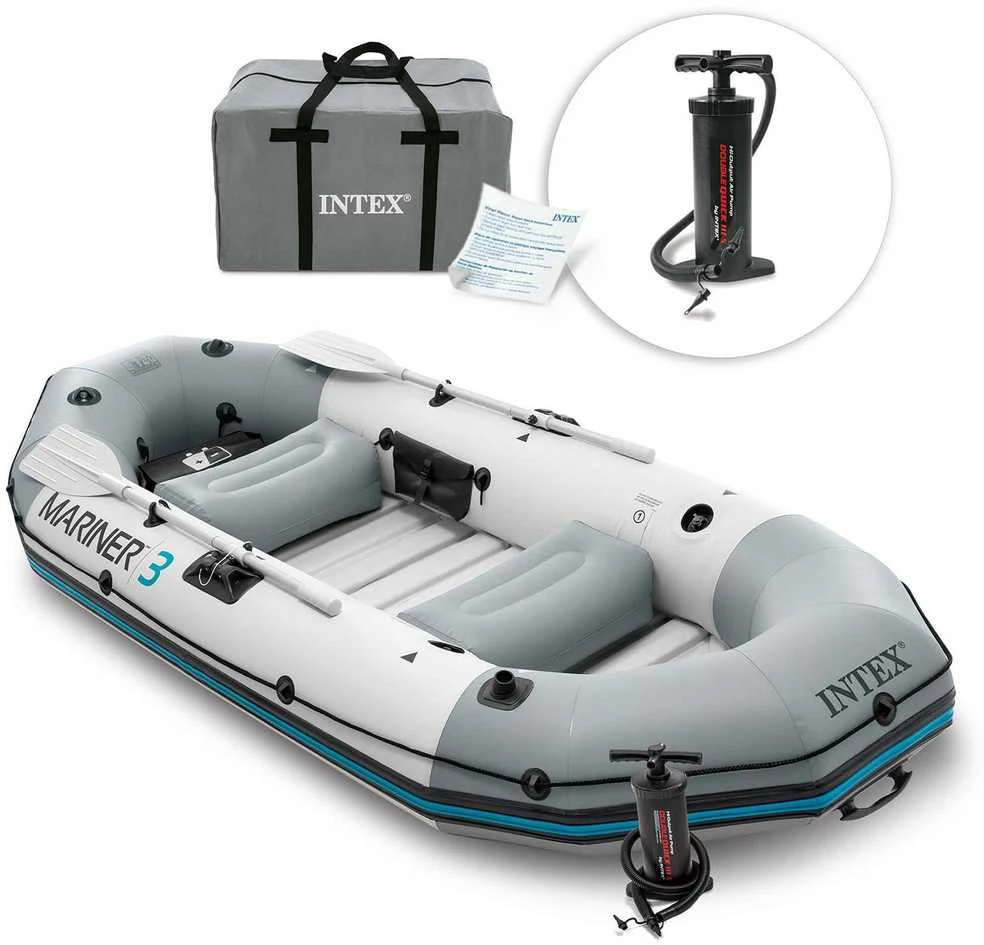 Intex Mariner 3 boat set, Pilkas