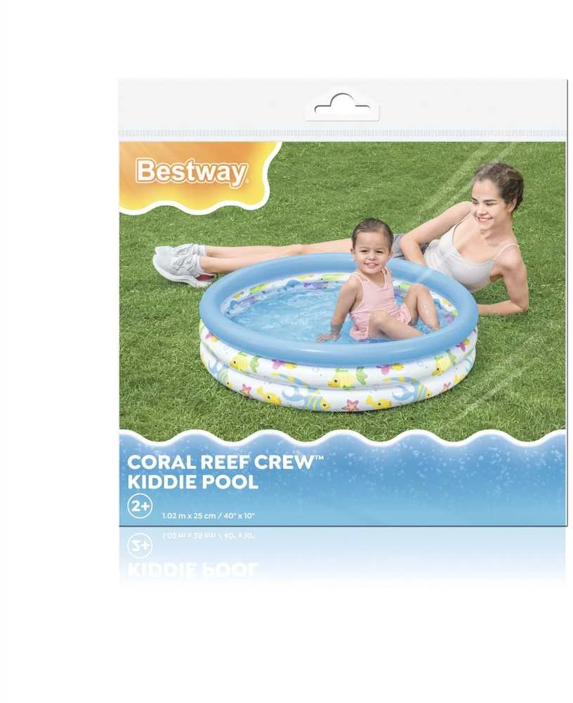 Bestway pripučiamas baseinas Žuvytės 102x25cm (51008)