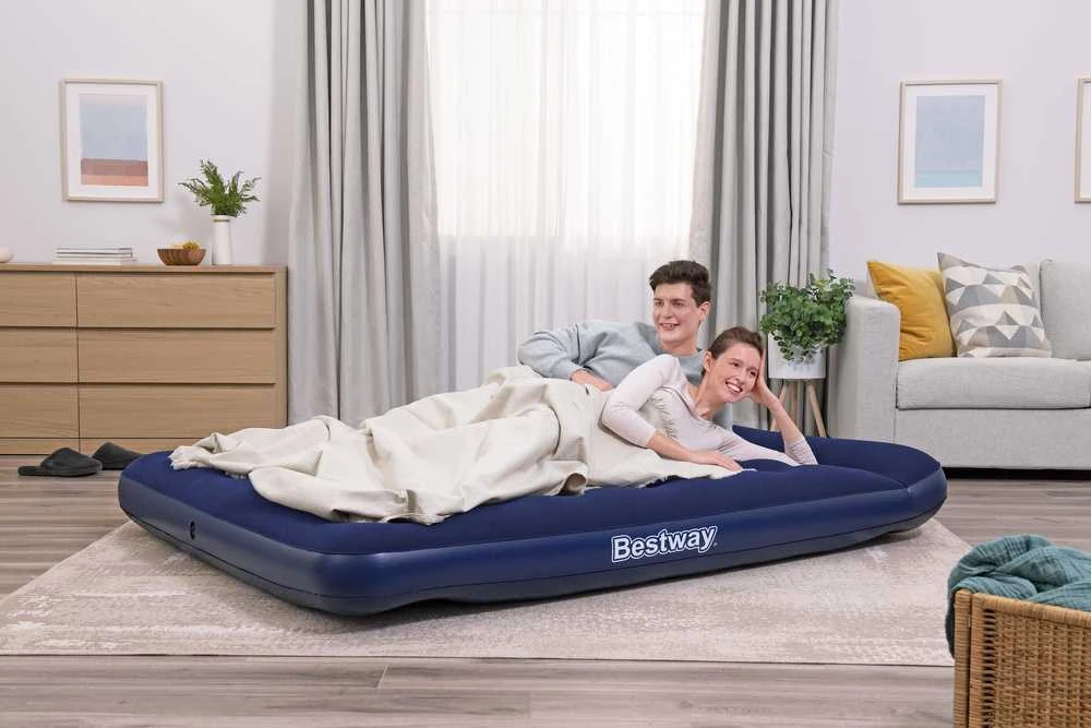 Bestway Air Mattress Queen pripučiamas čiužinys su įmontuota pompa 203x152 67226