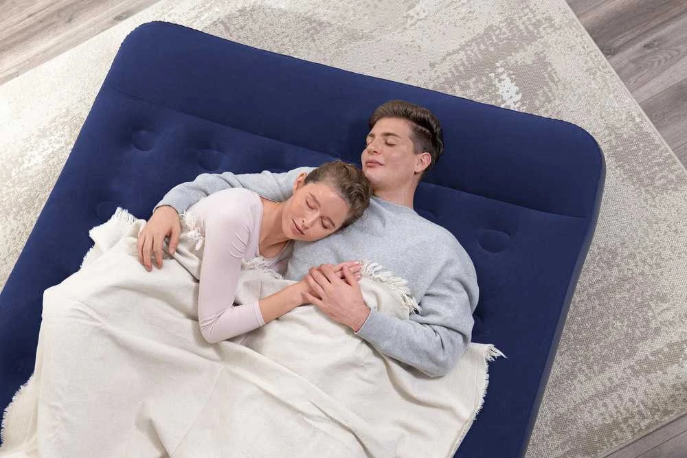 Bestway Air Mattress Queen pripučiamas čiužinys su įmontuota pompa 203x152 67226