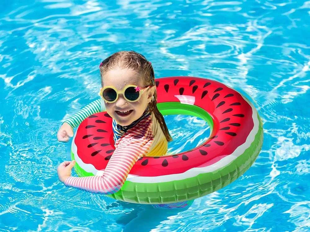 Pripučiamas plaukimo ratas Intex Arbūzas 70 cm