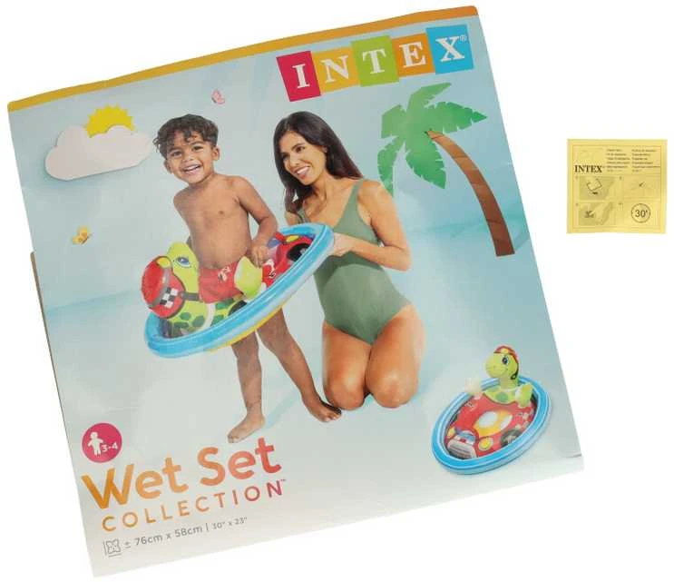 INTEX 59570 vaikiškas plaukimo pontoninis ratas vėžlys
