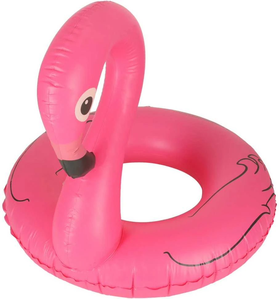 Pripučiamas plaukimo ratas, flamingas, 90cm, rožinė sp.