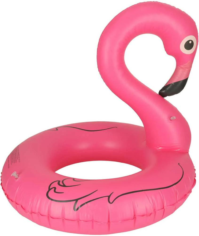 Pripučiamas plaukimo ratas, flamingas, 90cm, rožinė sp.