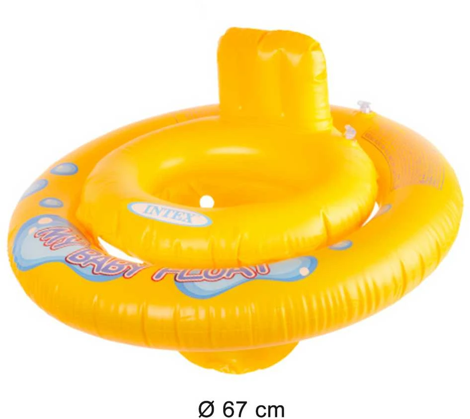 Generic Pripučiamas ratas su sėdyne vaikams INTEX 67cm pontonas