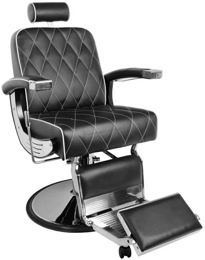Activeshop Profesionali barberio kėdė Gabbiano Imperial, juoda