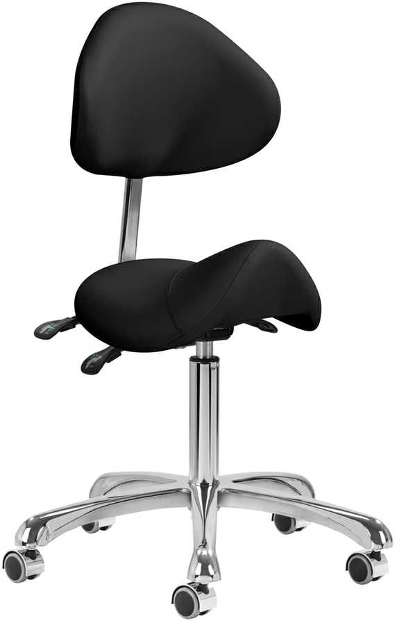 Activeshop Kosmetologinė meistro kėdutė Giovanni 1004 Juodas