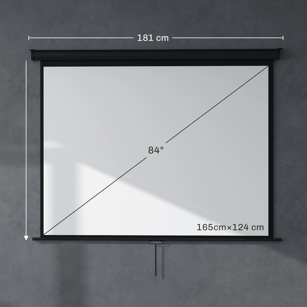 Projekcinis ekranas 171 x 128 cm