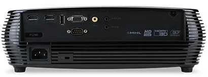 Acer S1286H duomenų projektorius 3500 ANSI lumens DLP XGA (1024x768) Prie lubų montuojamas projektorius Balta