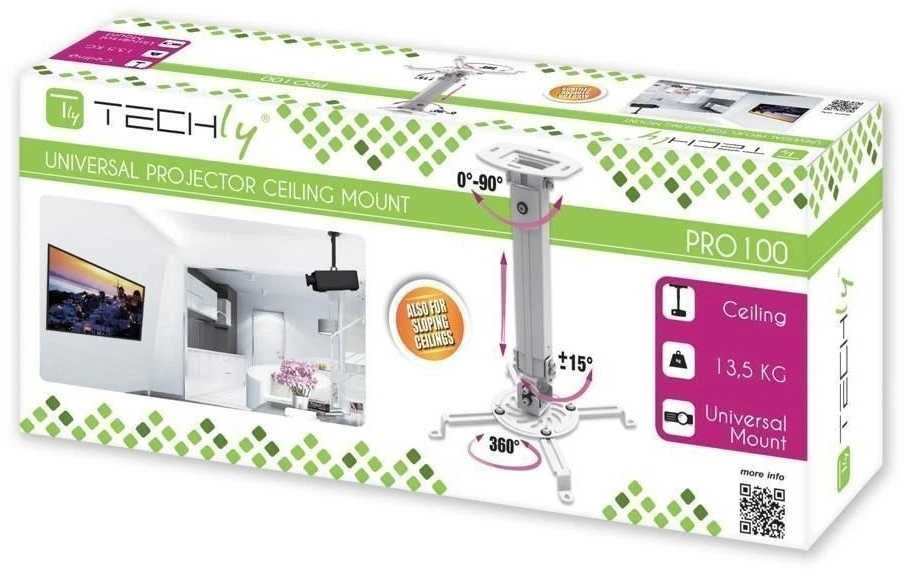 Techly ICA-PM 18M projektoriaus stovas Lubos Sidabras