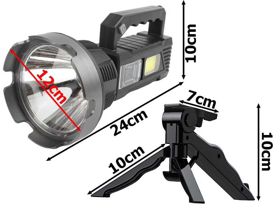Prožektorius su stovu, 100W