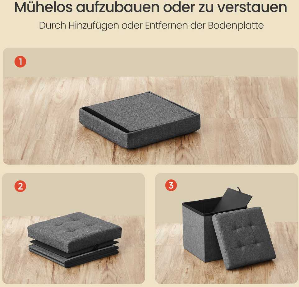 Songmics Pufas 30 x 30 cm