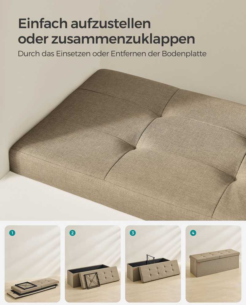 Songmics Pufas 38 x 110 x 38 cm