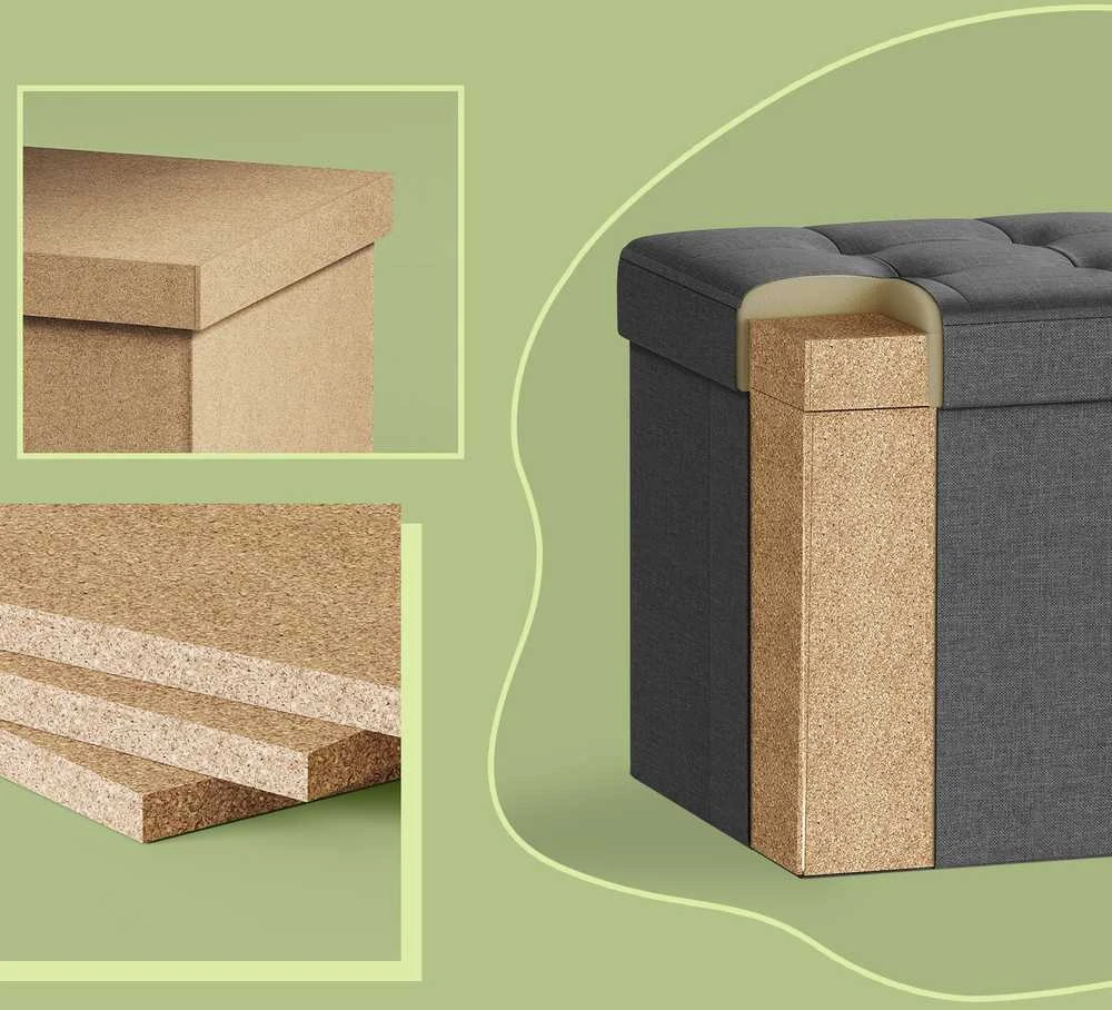 Songmics Pufas 38x38x38 cm tamsiai pilka