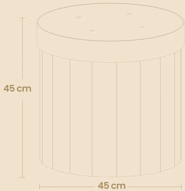Songmics Pufas 46 cm