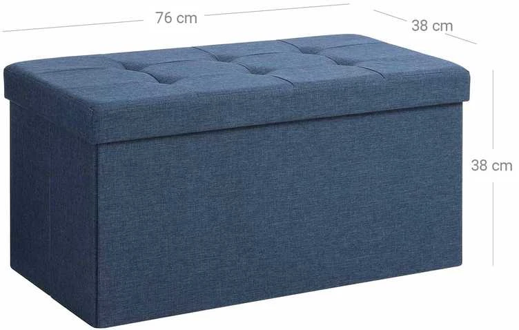 Songmics Krūtinė 76 cm tamsiai mėlyna