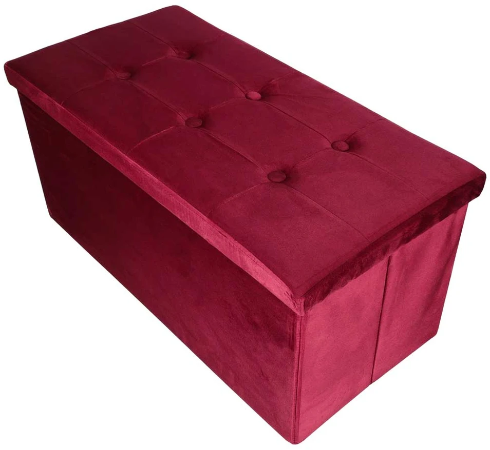 Pufas su daiktadėže, sulankstomas 77 × 38 × 37 cm
