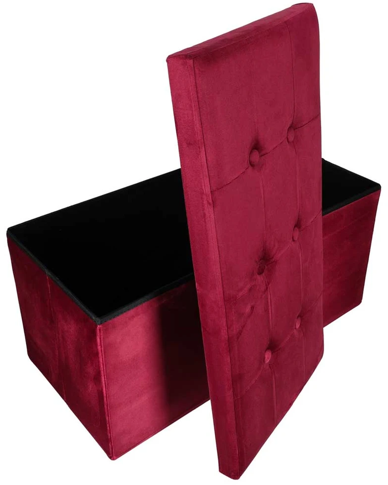 Pufas su daiktadėže, sulankstomas 77 × 38 × 37 cm