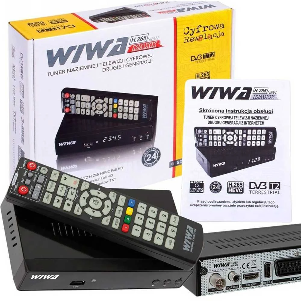 TV Priedėlis - WIWA 2790Z H.265 Full HD Juodas