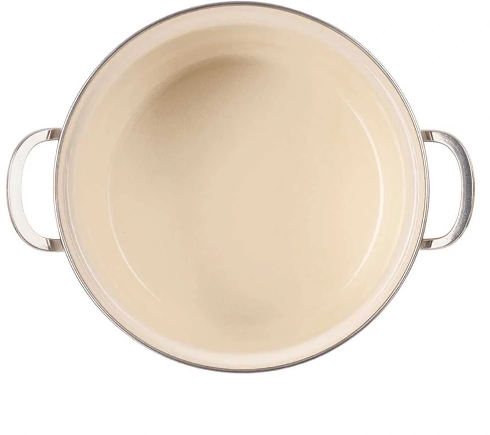Orion Kreminis emaliuotas puodas MAKI 20 cm, 3 l