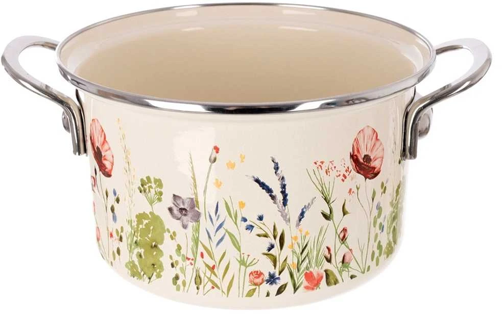 Orion Kreminis emaliuotas puodas MAKI 20 cm, 3 l