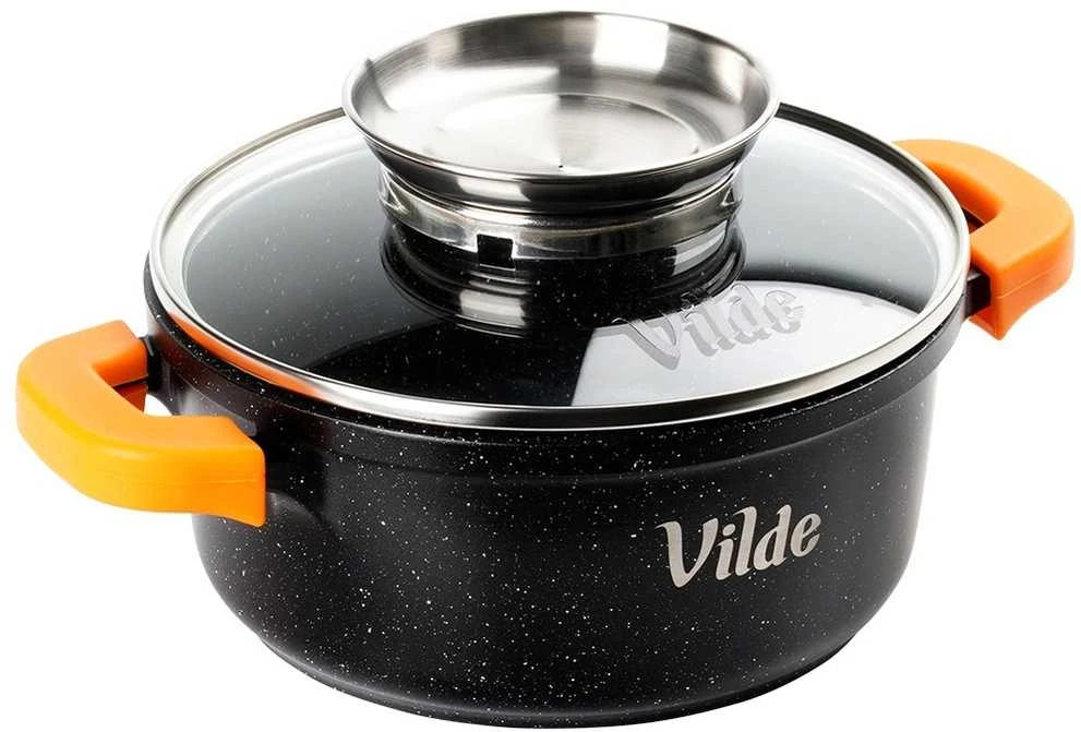 Vilde Puodas granitiniu paviršiumi TERRUNA AROMA 16 cm, 1,2 l